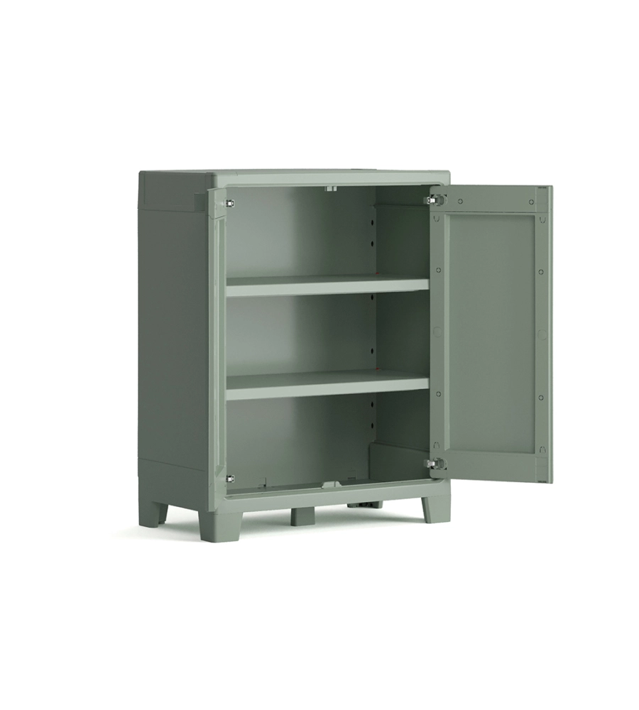 ARMADIO IN RESINA BASSO KETER "PLANET" GRIGIO, 80X44X100 CM